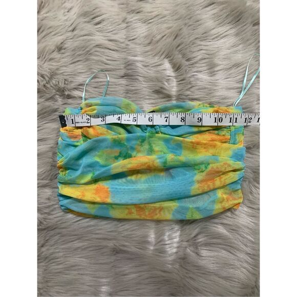 NWT Zara BLOGGERS FAV TULLE CORSET TOP SMALL - Picture 6 of 8